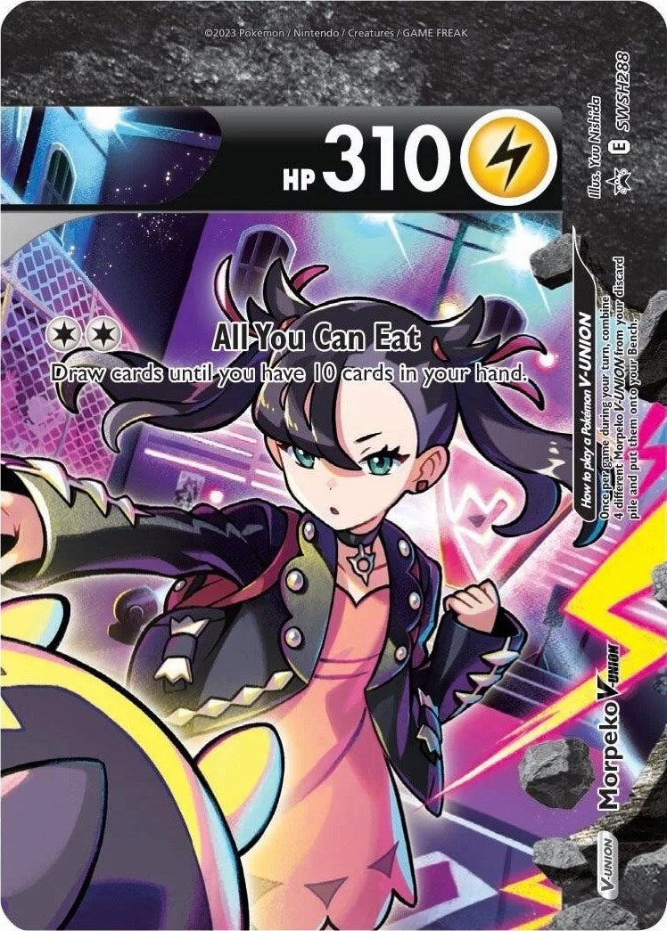 Morpeko V-Union (SWSH288) [Sword & Shield: Black Star Promos] | Good Games Cannington