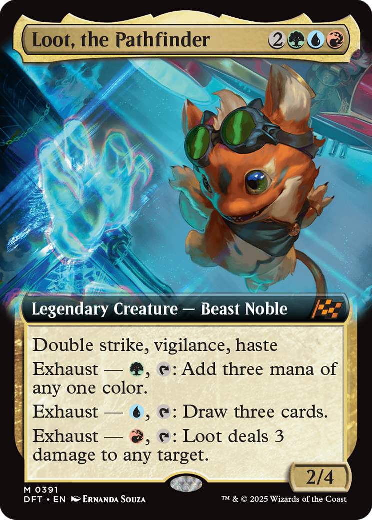 Loot, the Pathfinder (Extended Art) [Aetherdrift] | Good Games Cannington
