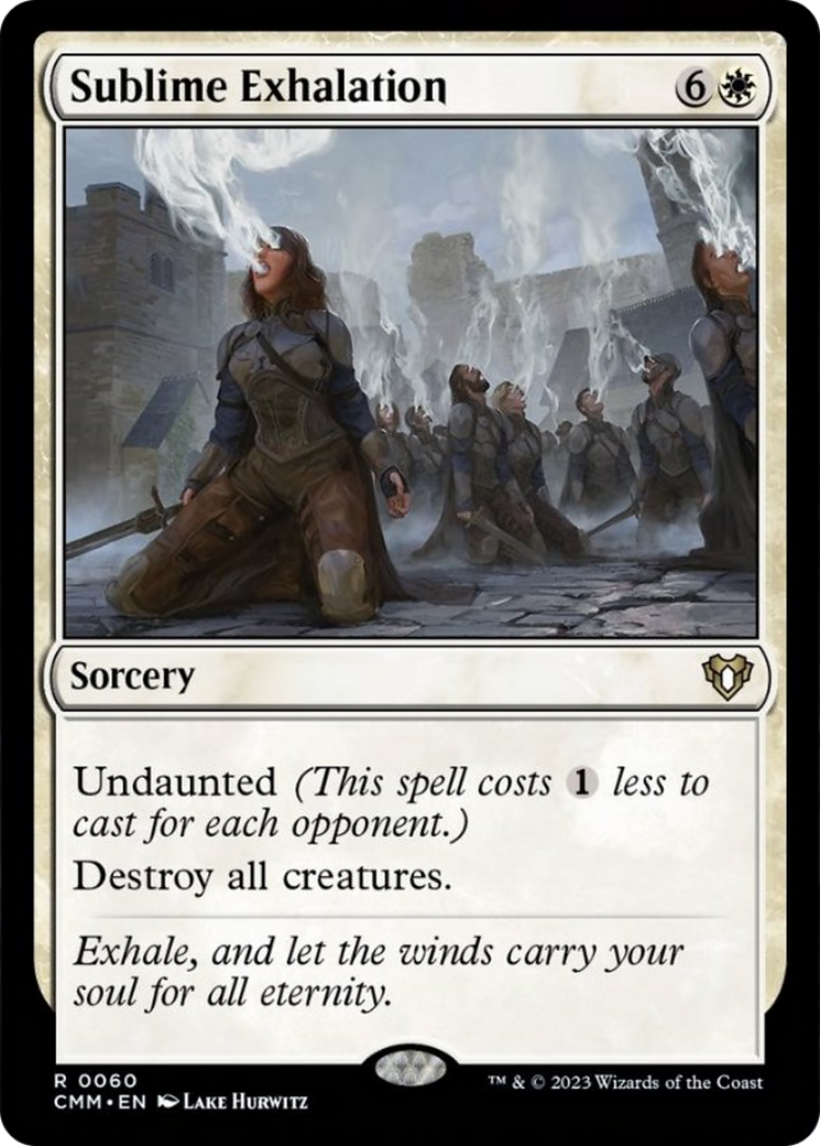 Sublime Exhalation [Commander Masters] | Good Games Cannington