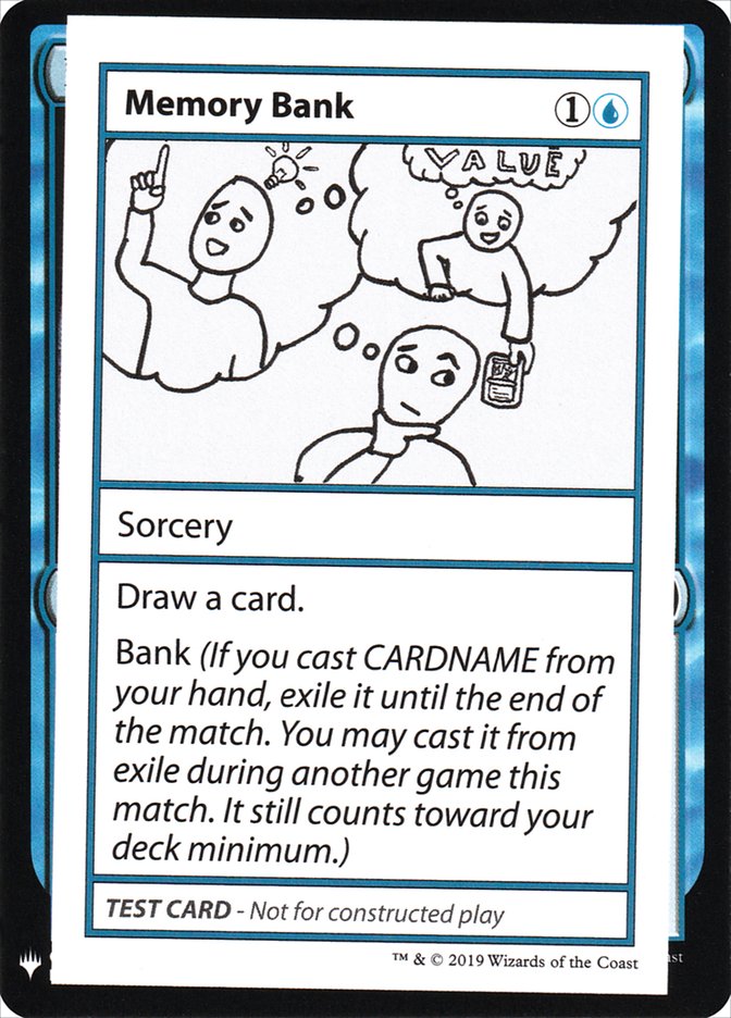 Memory Bank [Mystery Booster Playtest Cards] | Good Games Cannington