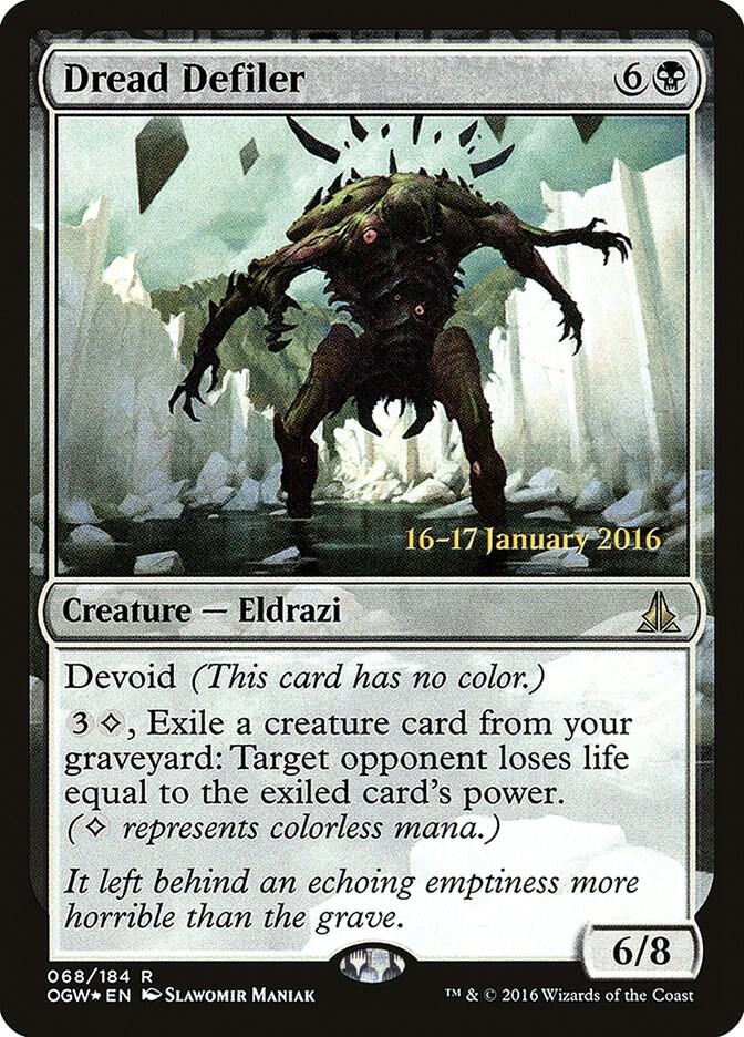 Dread Defiler 68s/65 (Prerelease Cards)  - Foil | Good Games Cannington