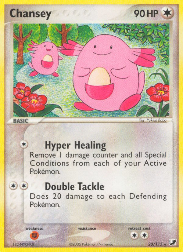 Chansey (20/115) [EX: Unseen Forces] | Good Games Cannington