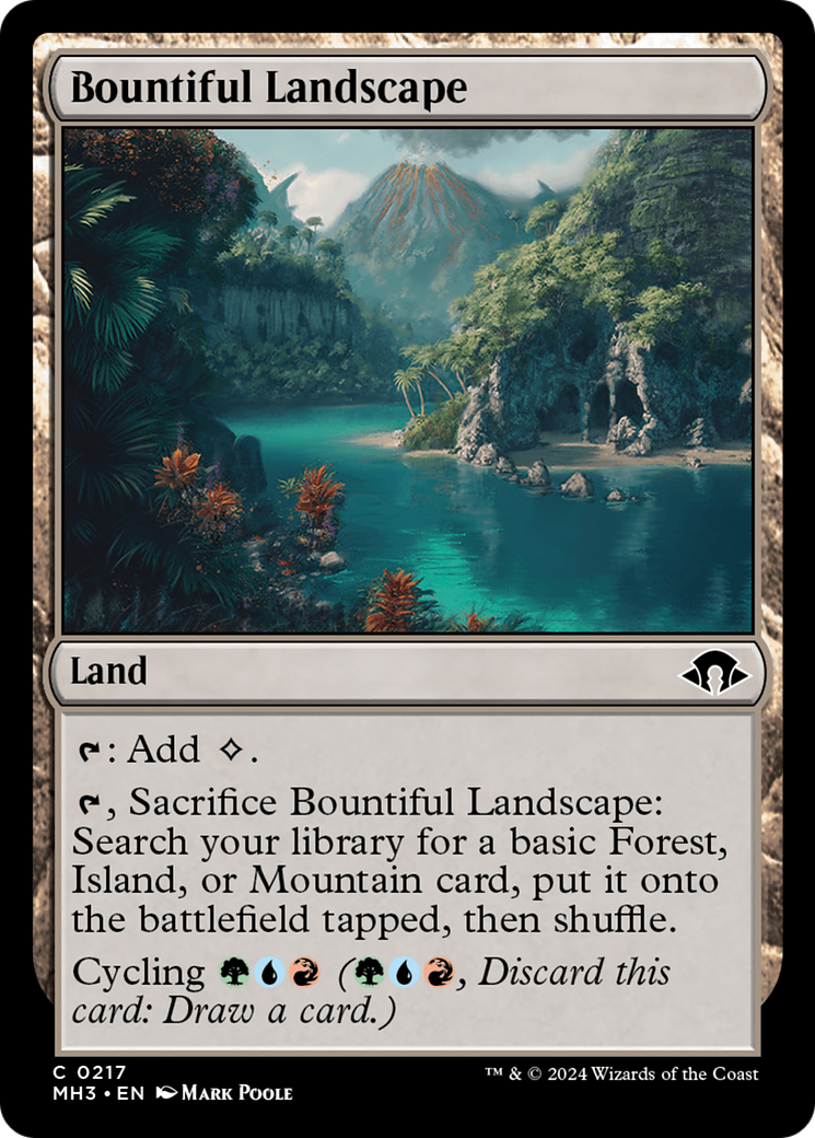 Bountiful Landscape [Modern Horizons 3] | Good Games Cannington