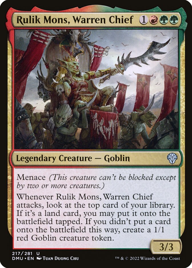 Rulik Mons, Warren Chief 217 (Dominaria United)  | Good Games Cannington