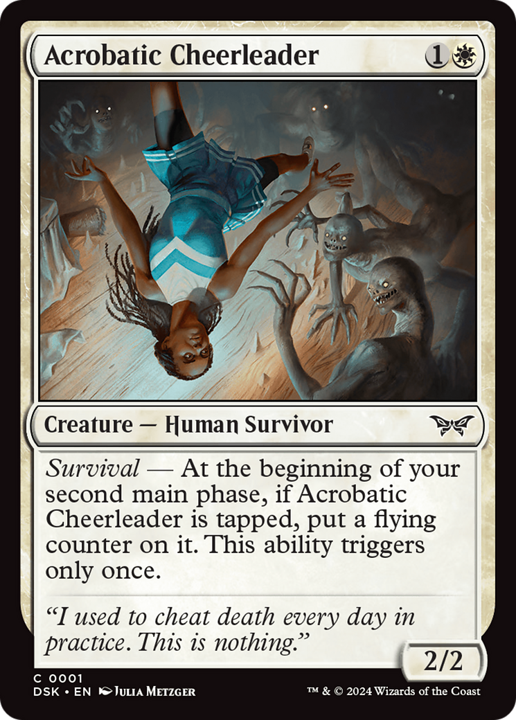 Acrobatic Cheerleader [Duskmourn: House of Horror] | Good Games Cannington