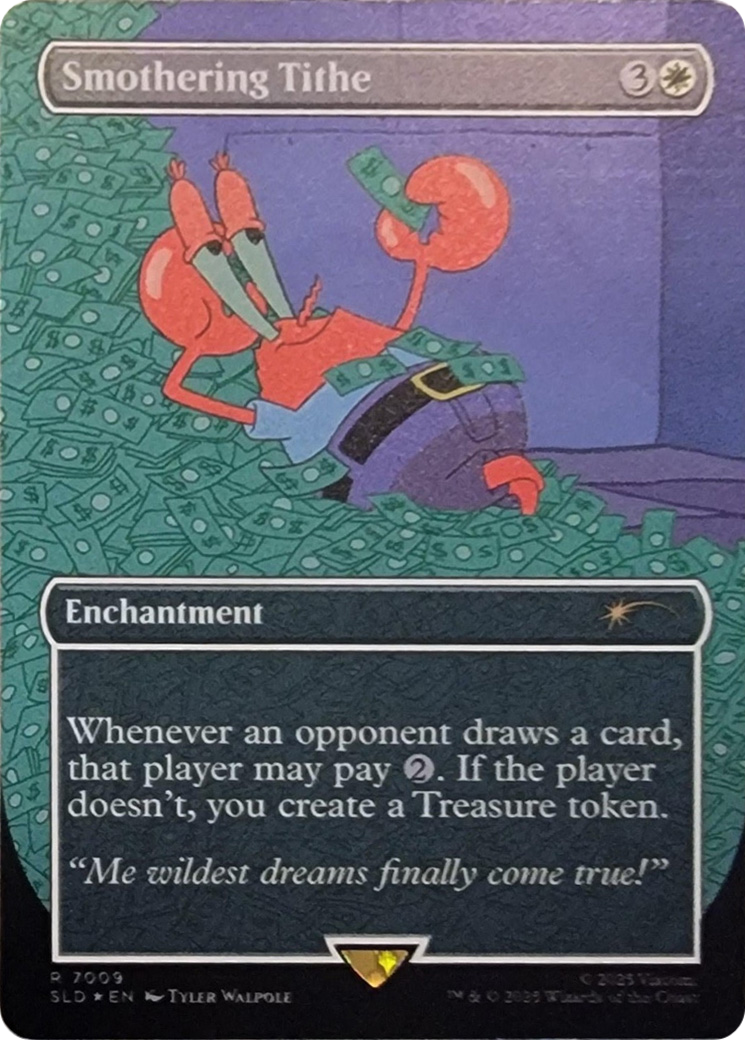 Smothering Tithe (7009) (Rainbow Foil) [Secret Lair Drop Series] | Good Games Cannington