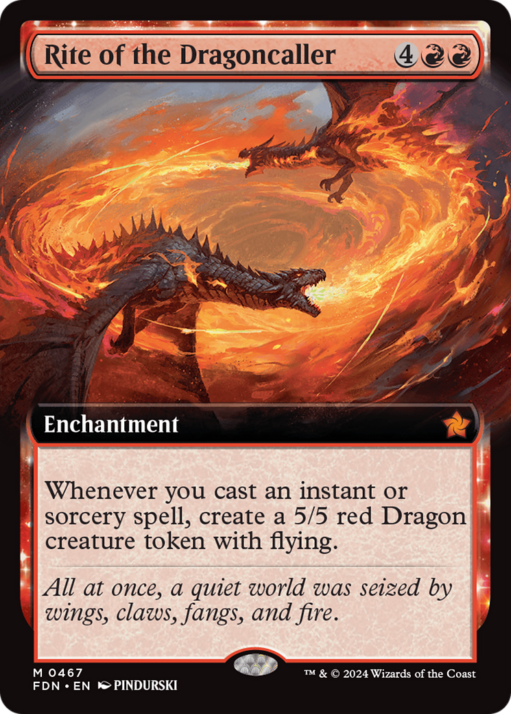 Rite of the Dragoncaller (Extended Art) [Foundations] | Good Games Cannington