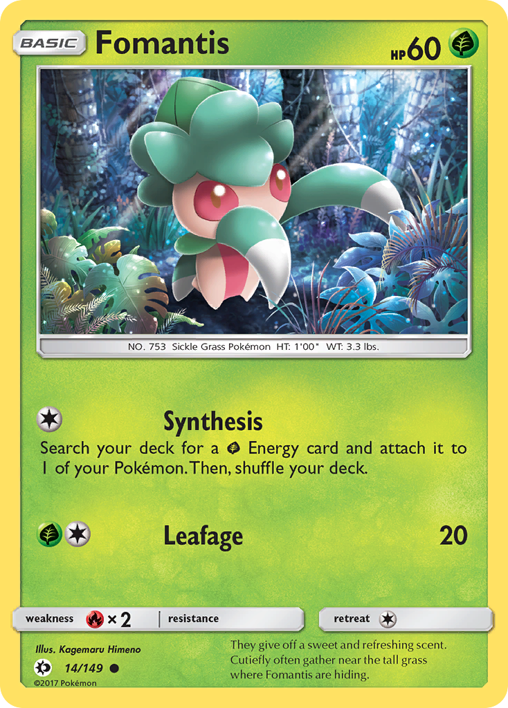 Fomantis (14/149) [Sun & Moon: Base Set] | Good Games Cannington