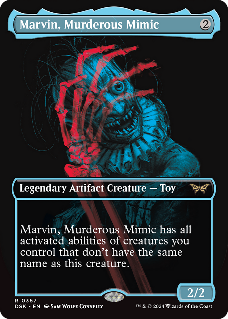 Marvin, Murderous Mimic (Showcase) [Duskmourn: House of Horror] | Good Games Cannington