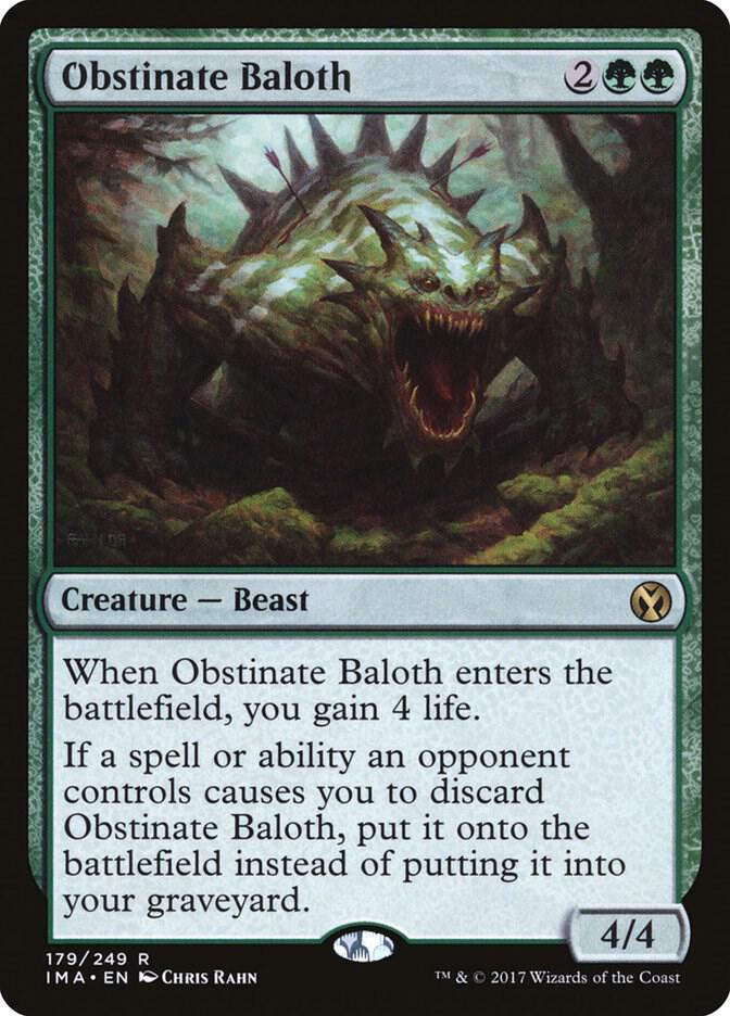 Obstinate Baloth 179 (Iconic Masters)  | Good Games Cannington