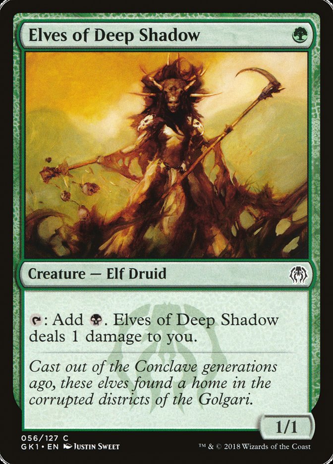 Elves of Deep Shadow [Guilds of Ravnica Guild Kit] | Good Games Cannington
