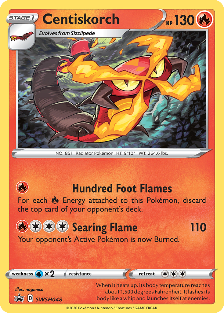 Centiskorch (SWSH048) [Sword & Shield: Black Star Promos] | Good Games Cannington