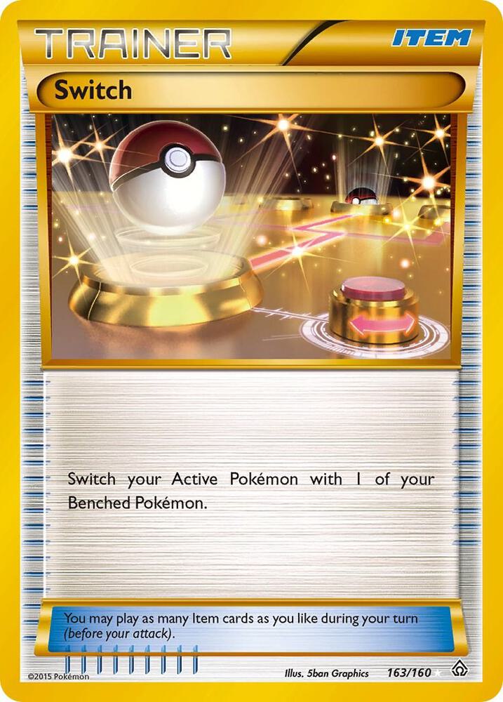 Switch Secret Rare 163/160 (XY - Primal Clash)  - Holofoil | Good Games Cannington