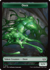 Insect (0011) // Ooze (0014) Double-Sided Token [Duskmourn: House of Horror Commander Tokens] | Good Games Cannington