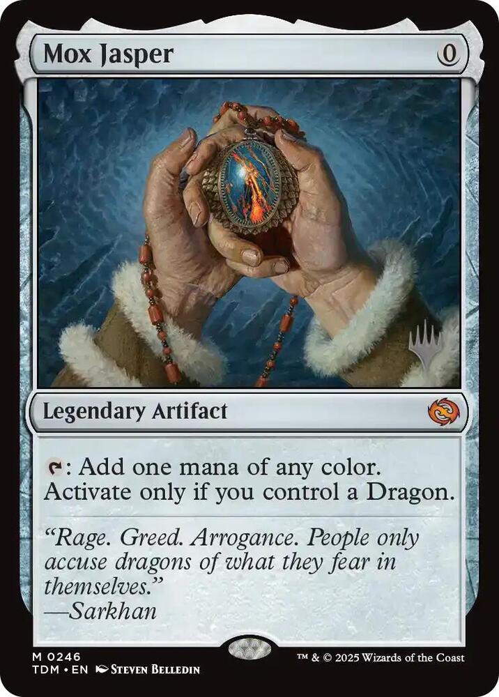 Mox Jasper 246 (Promo Pack: Tarkir: Dragonstorm)  - Foil | Good Games Cannington