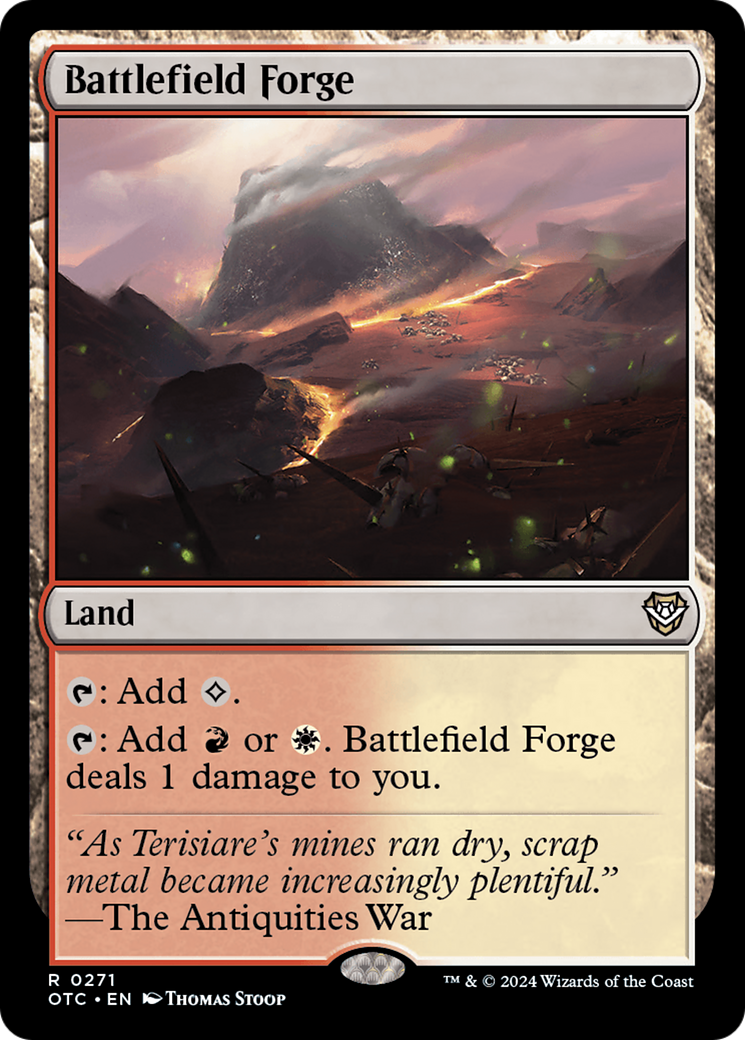 Battlefield Forge [Outlaws of Thunder Junction Commander] | Good Games Cannington