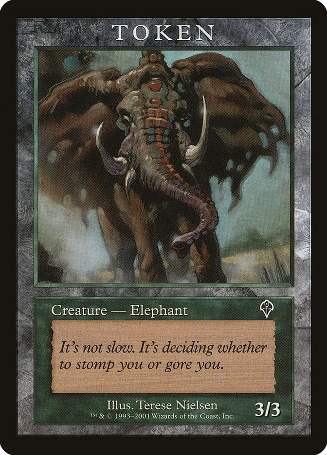 Elephant Token [Magic Player Rewards 2001] | Good Games Cannington