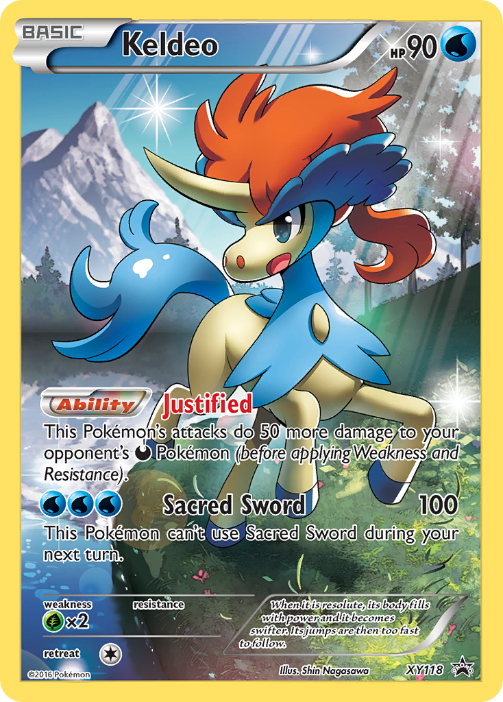 Keldeo (XY118) [XY: Black Star Promos] | Good Games Cannington