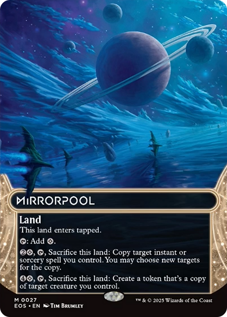 Mirrorpool (0027) (Borderless) [Edge of Eternities: Stellar Sights] | Good Games Cannington