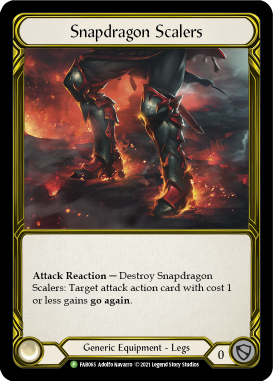 Snapdragon Scalers (Golden) [FAB065] (Promo)  Cold Foil | Good Games Cannington