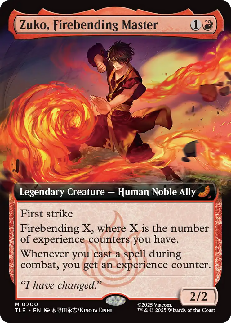 Zuko, Firebending Master (Extended Art) [Avatar: The Last Airbender: Eternal-Legal] | Good Games Cannington