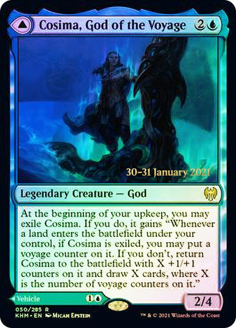Cosima, God of the Voyage // The Omenkeel [Kaldheim Prerelease Promos] | Good Games Cannington