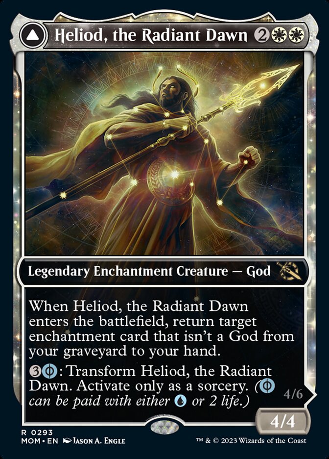 Heliod, the Radiant Dawn // Heliod, the Warped Eclipse (Showcase Planar Booster Fun) [March of the Machine] | Good Games Cannington
