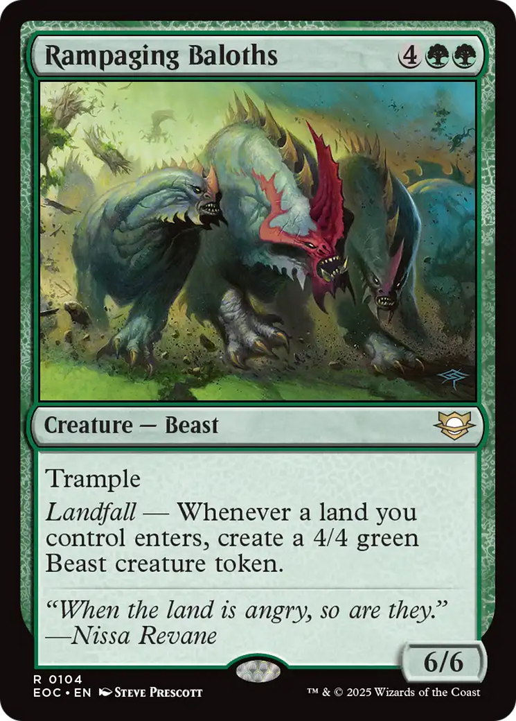 Rampaging Baloths [Edge of Eternities Commander] | Good Games Cannington