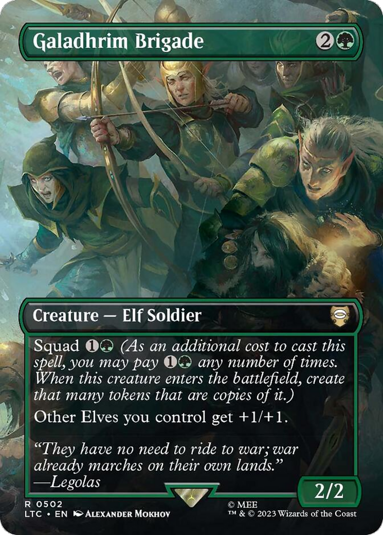 Galadhrim Brigade (Borderless) [The Lord of the Rings: Tales of Middle-Earth Commander] | Good Games Cannington