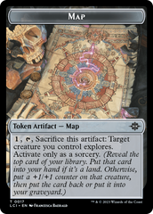 Map // Bat Double-Sided Token [The Lost Caverns of Ixalan Tokens] | Good Games Cannington