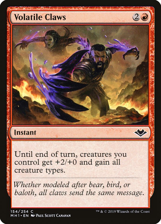 Volatile Claws [Modern Horizons] | Good Games Cannington
