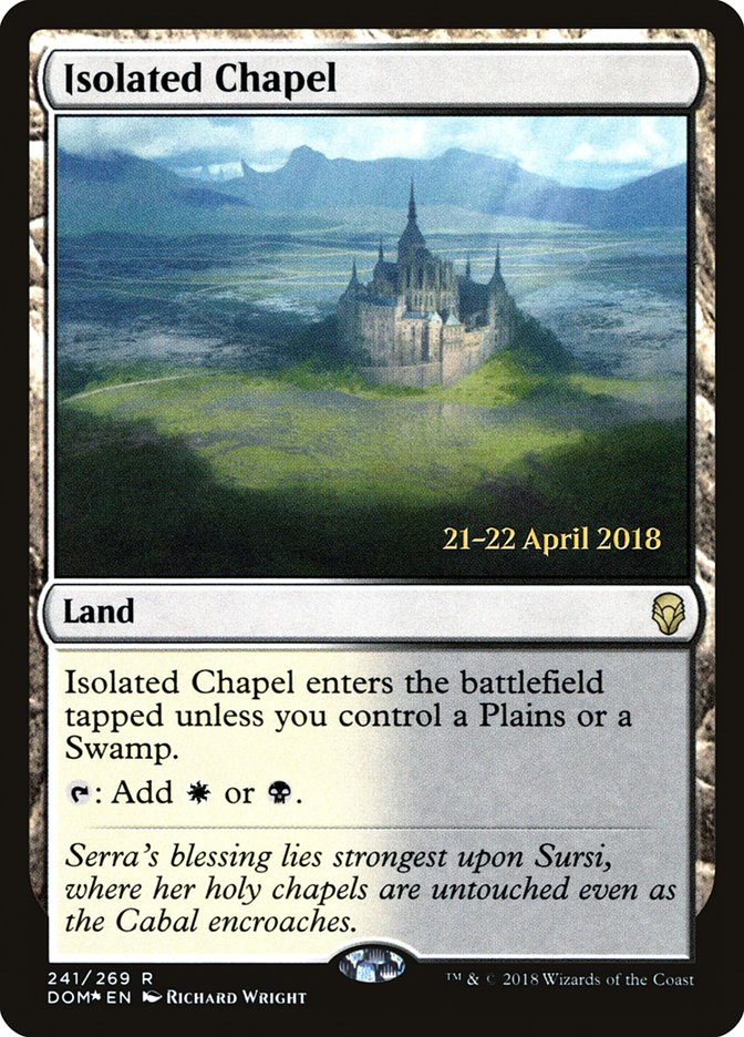 Isolated Chapel [Dominaria Prerelease Promos] | Good Games Cannington