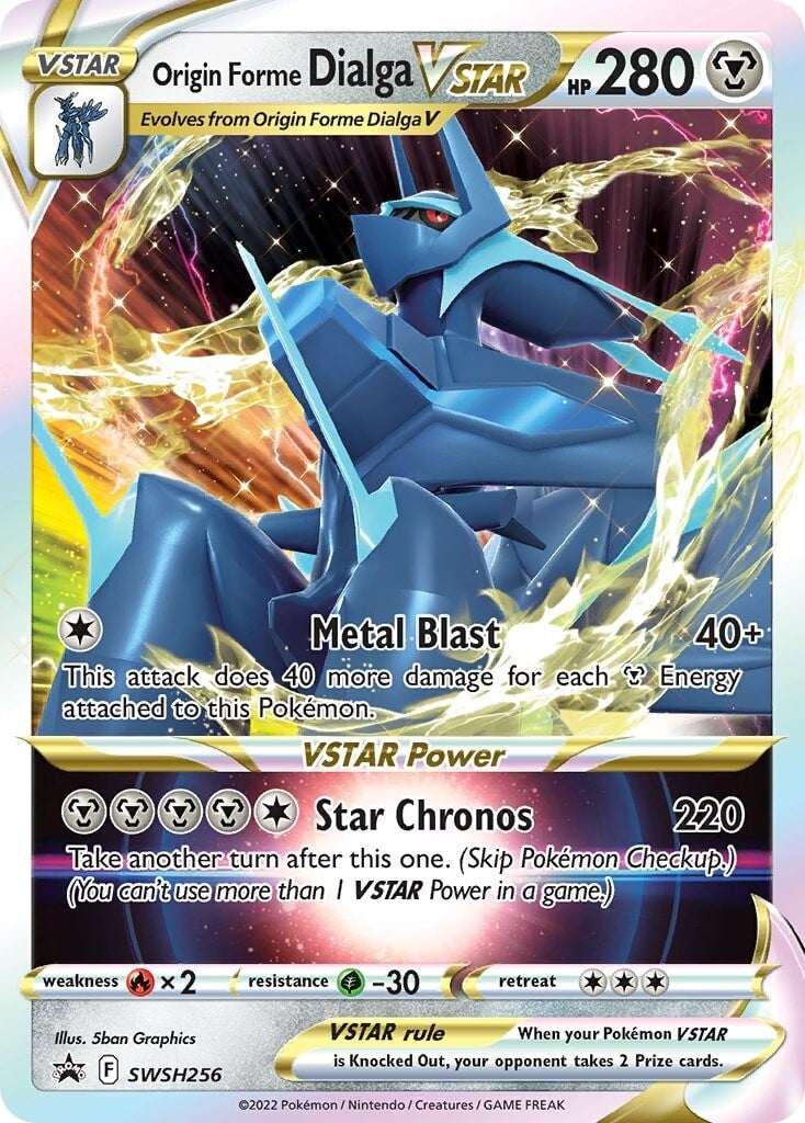 Origin Forme Dialga VSTAR (SWSH256) [Sword & Shield: Black Star Promos] | Good Games Cannington