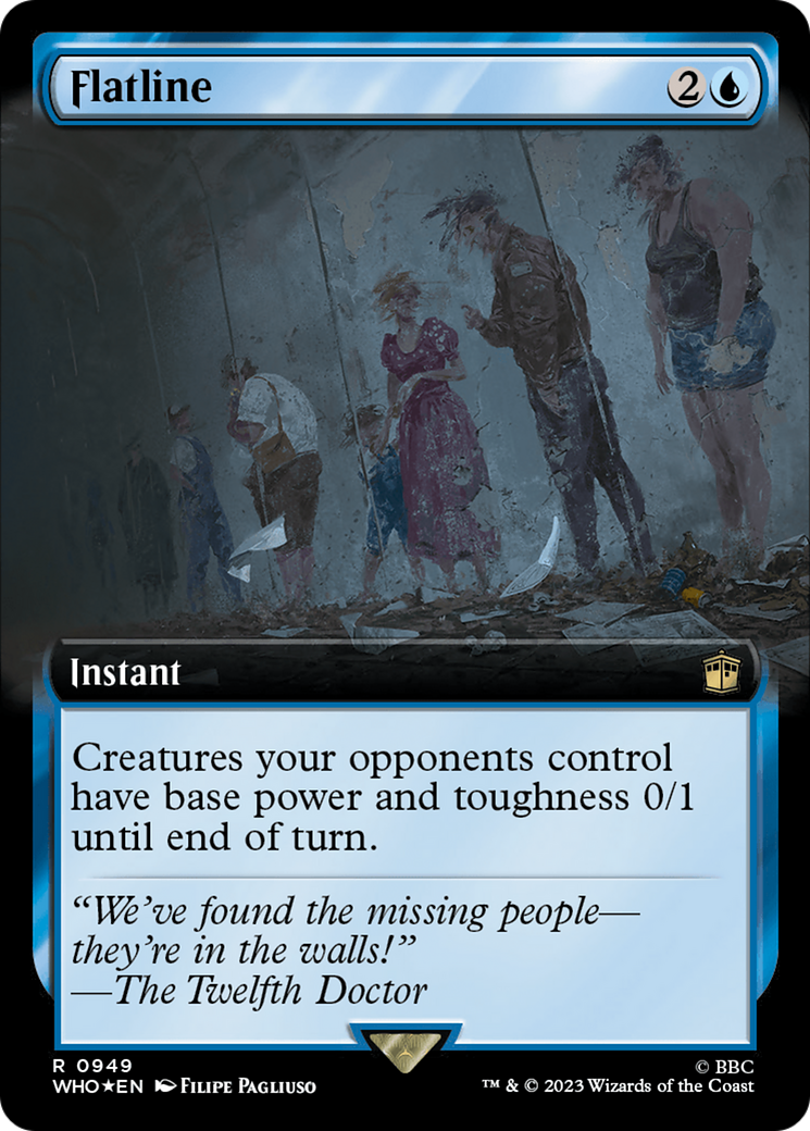 Flatline (Extended Art) (Surge Foil) [Doctor Who] | Good Games Cannington