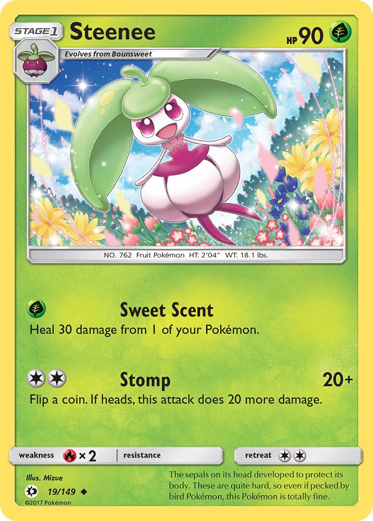 Steenee (19/149) [Sun & Moon: Base Set] | Good Games Cannington