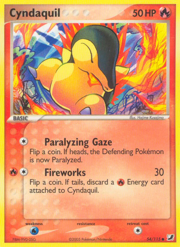 Cyndaquil (54/115) [EX: Unseen Forces] | Good Games Cannington