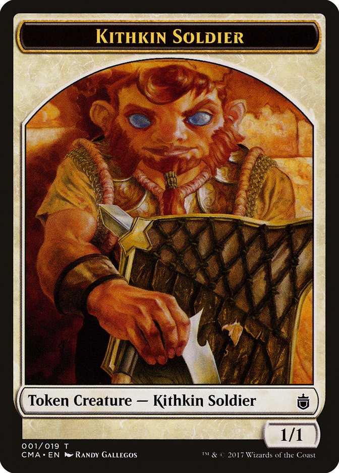 Kithkin Soldier Token [Commander Anthology Tokens] | Good Games Cannington