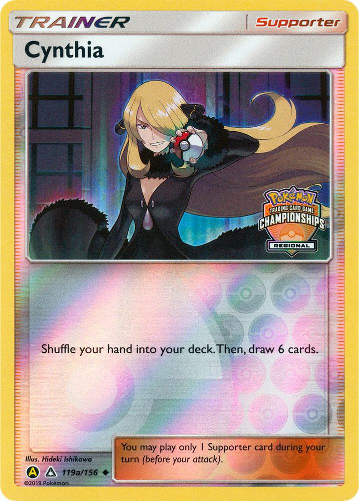 Cynthia Regional Championships 119a/156 (League & Championship Cards)  - Reverse Holofoil | Good Games Cannington