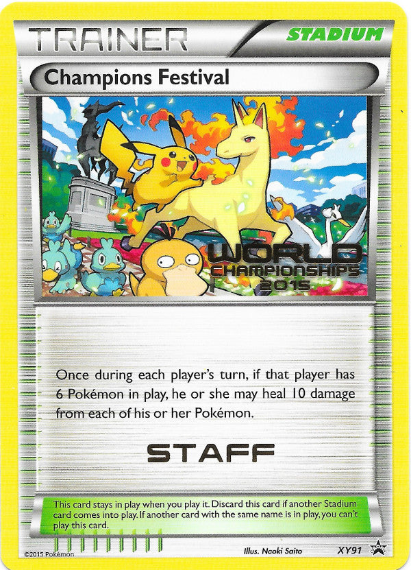Champions Festival (XY91) (2015 Quarter Finalist) [XY: Black Star Promos] | Good Games Cannington