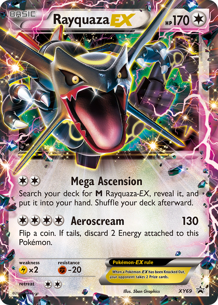 Rayquaza EX (XY69) (Shiny) [XY: Black Star Promos] | Good Games Cannington