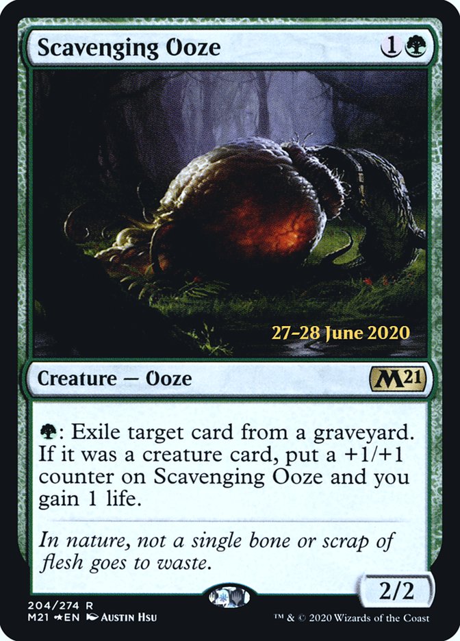 Scavenging Ooze [Core Set 2021 Prerelease Promos] | Good Games Cannington