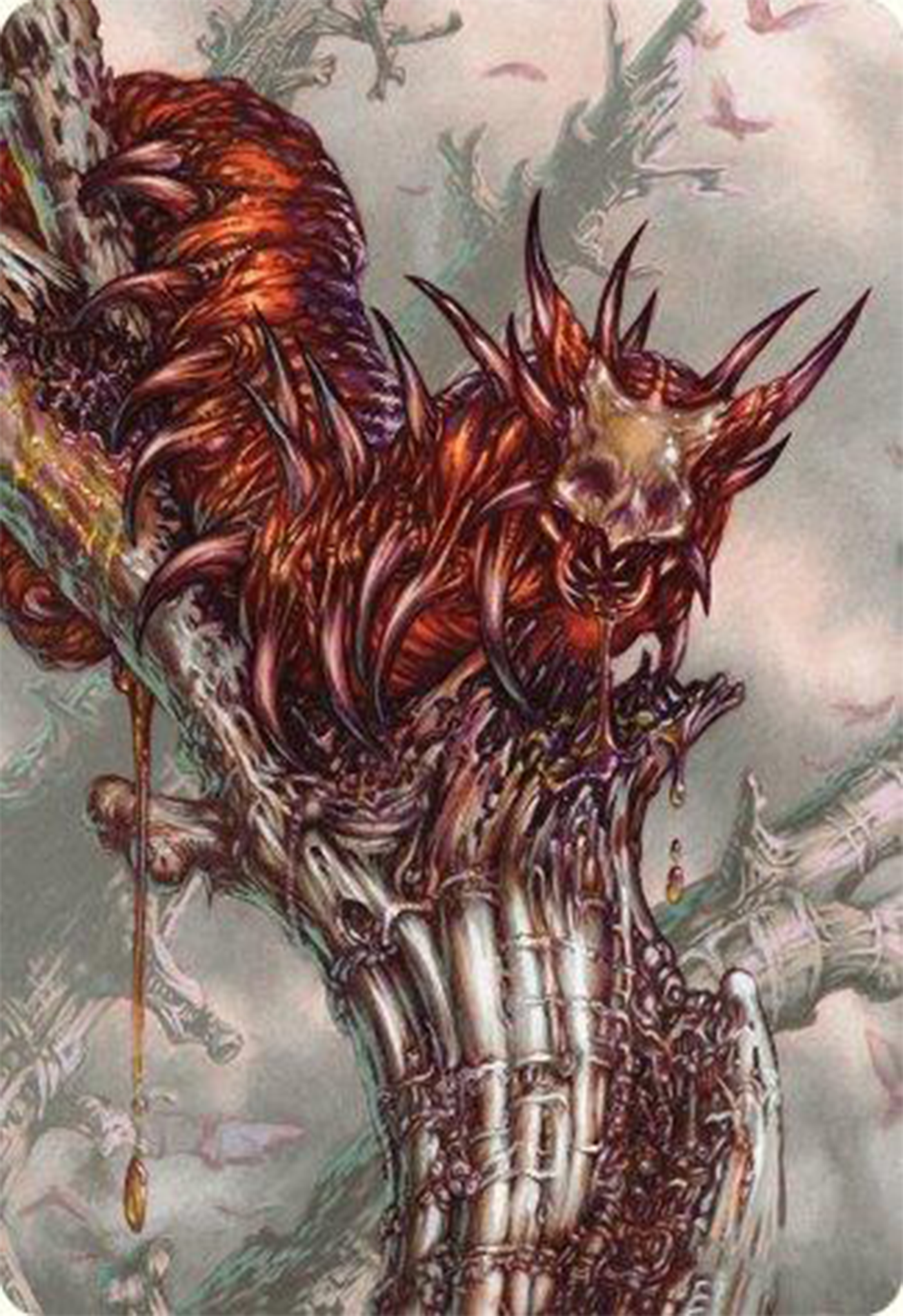 Grist, Voracious Larva Art Card [Modern Horizons 3 Art Series] | Good Games Cannington