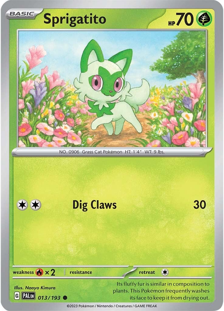 Sprigatito (013/193) [Scarlet & Violet: Paldea Evolved] | Good Games Cannington