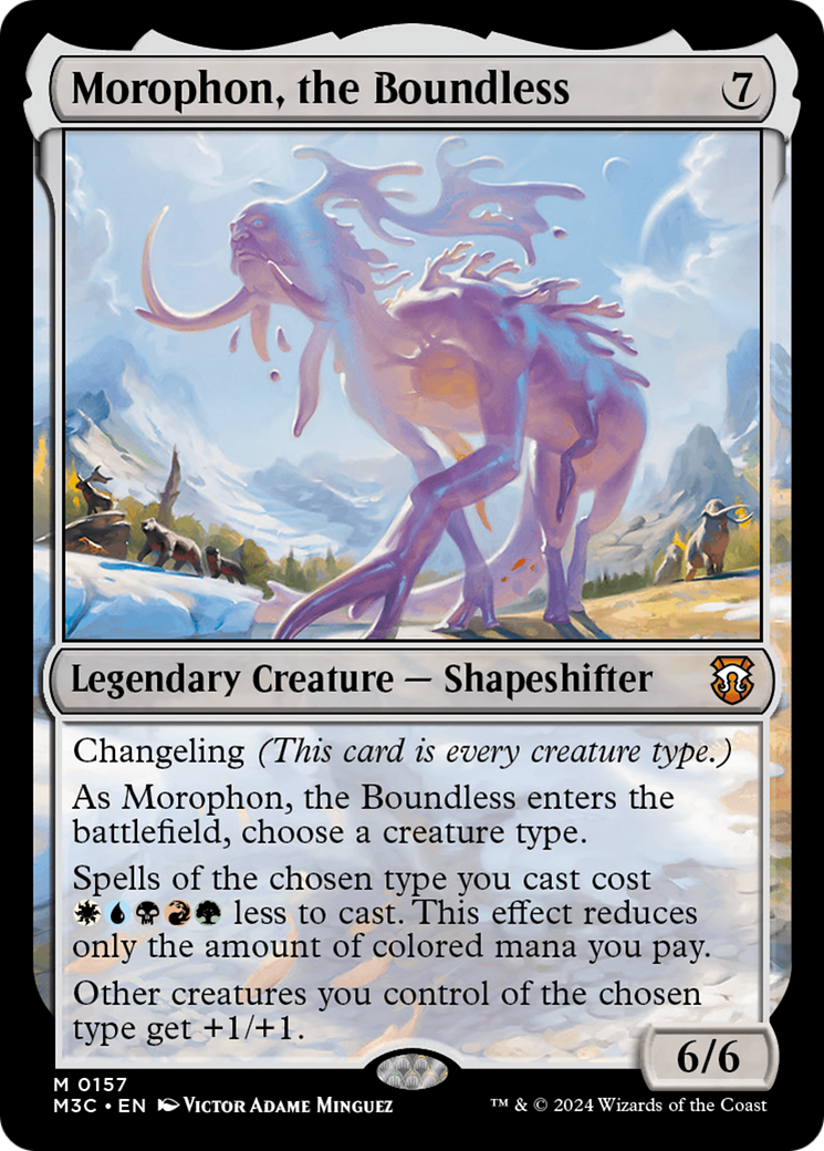 Morophon, the Boundless (Ripple Foil) [Modern Horizons 3 Commander] | Good Games Cannington