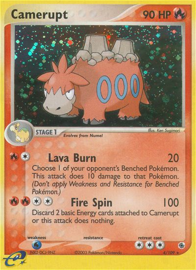 Camerupt (4/109) [EX: Ruby & Sapphire] | Good Games Cannington