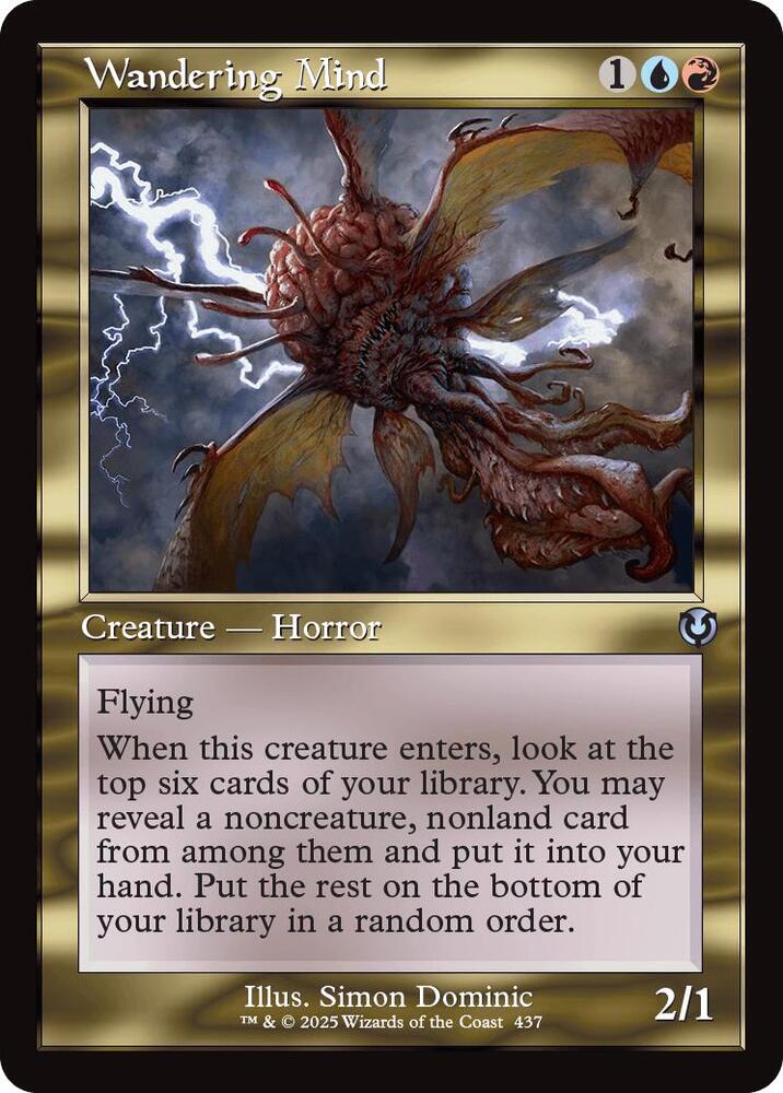 Wandering Mind Retro Frame 437 (Innistrad Remastered)  - Foil | Good Games Cannington