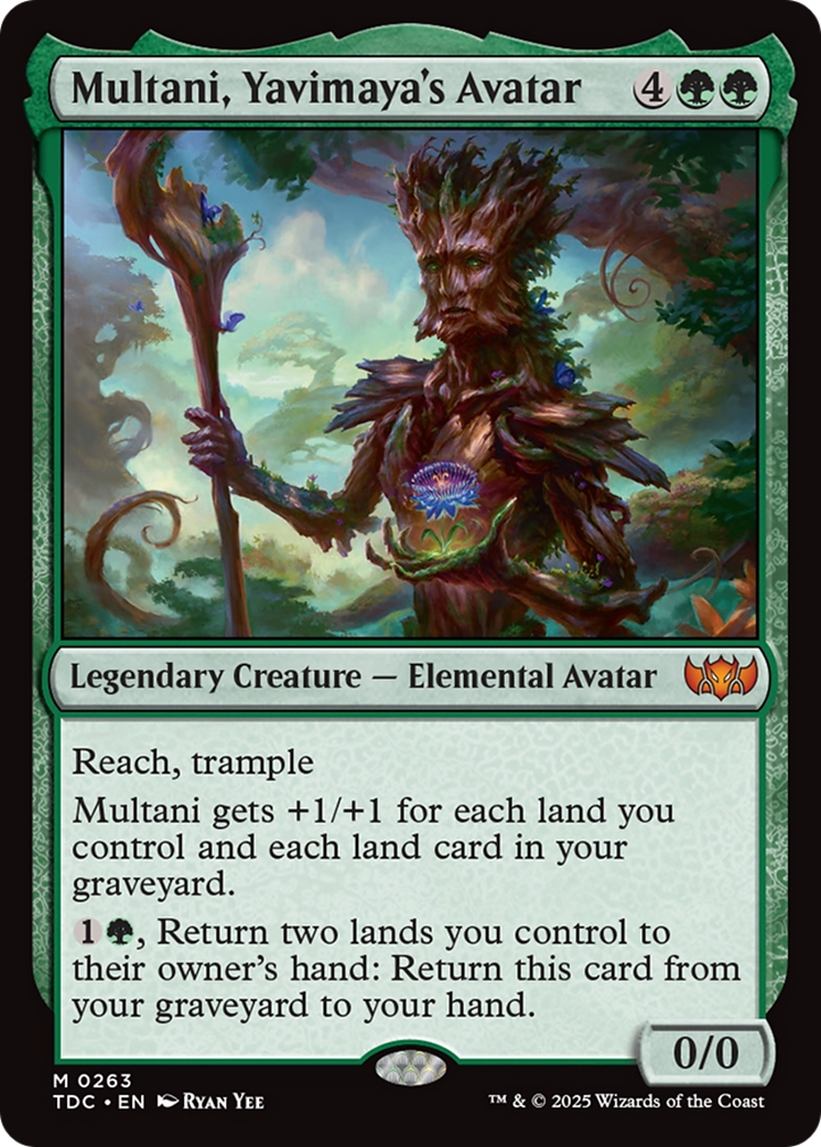 Multani, Yavimaya's Avatar [Tarkir: Dragonstorm Commander] | Good Games Cannington
