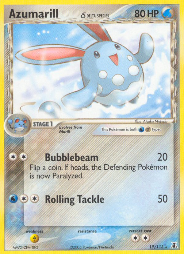 Azumarill (19/113) (Delta Species) [EX: Delta Species] | Good Games Cannington