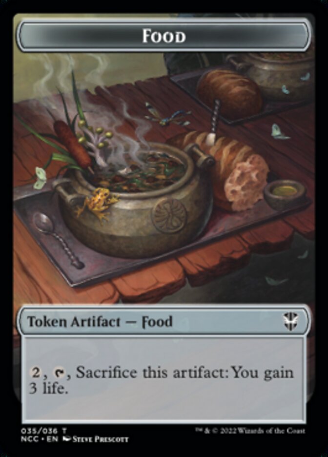 Food // Citizen Double-Sided Token [Streets of New Capenna Commander Tokens] | Good Games Cannington