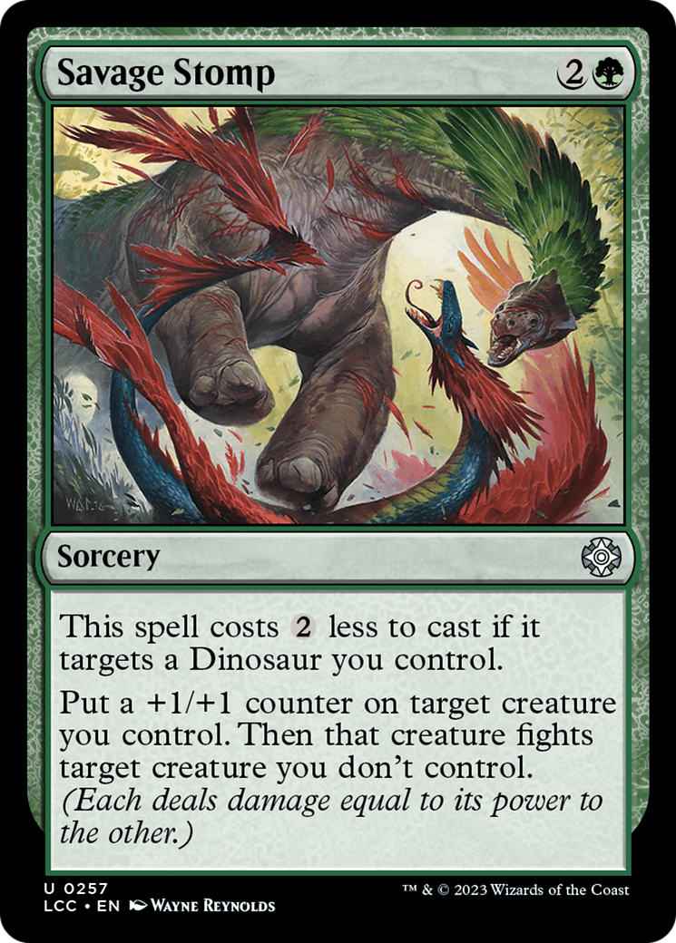 Savage Stomp [The Lost Caverns of Ixalan Commander] | Good Games Cannington